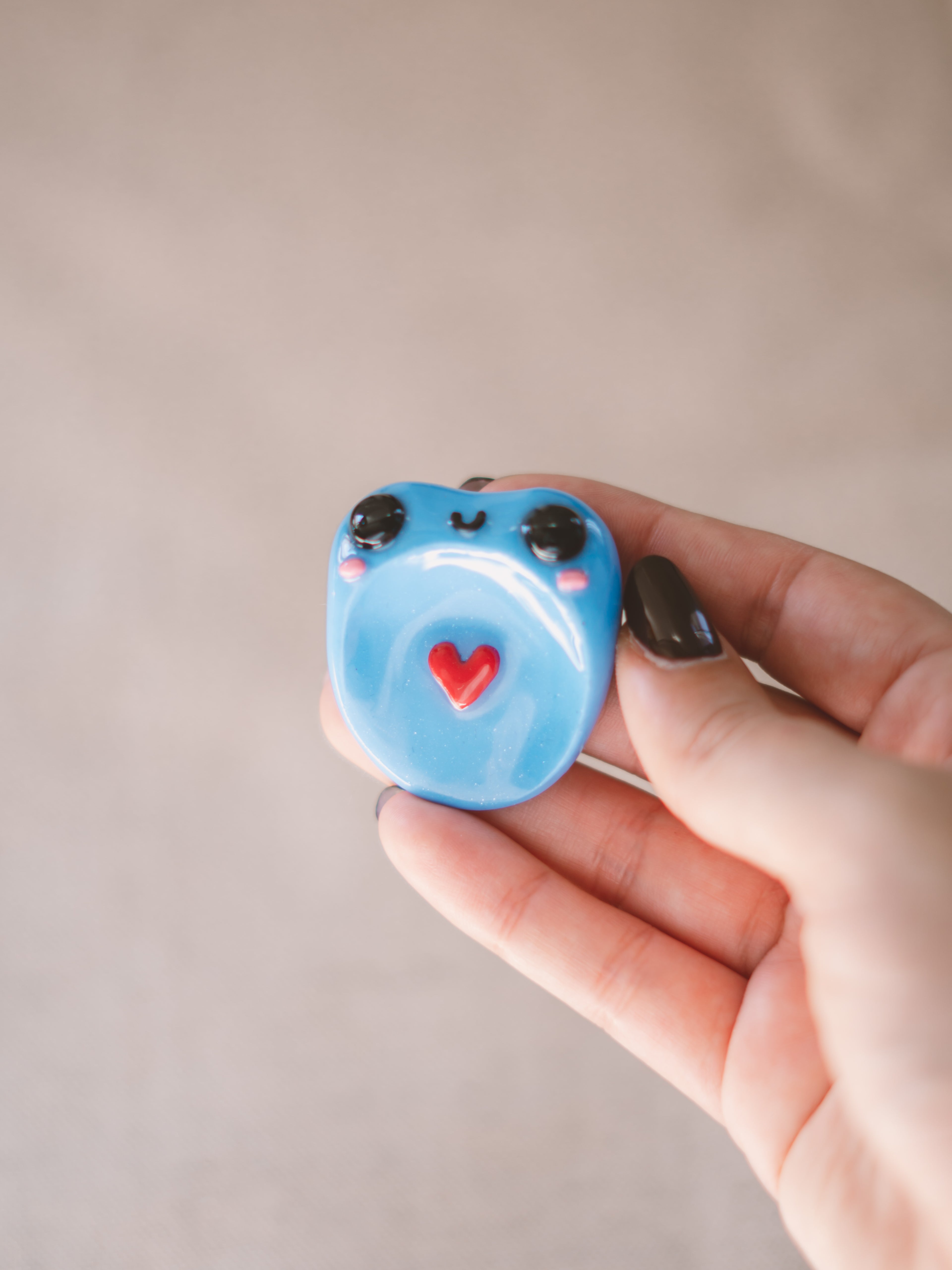 Worry Stone - Sapo Azul