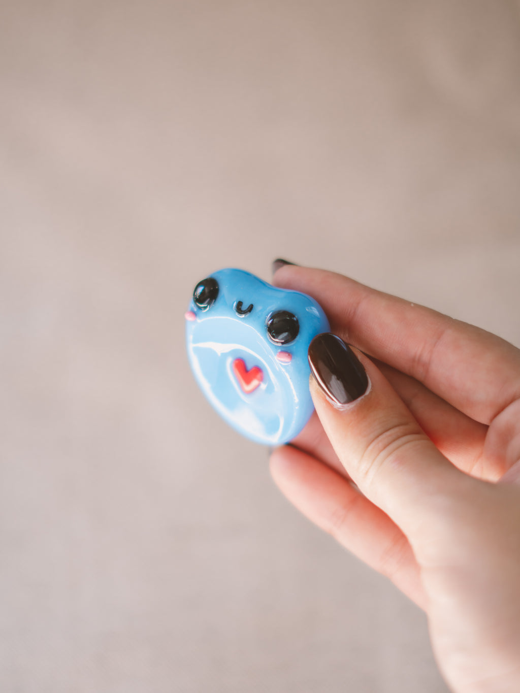 Worry Stone - Sapo Azul