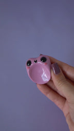 Worry Stone - Sapo Rosa/Lilás